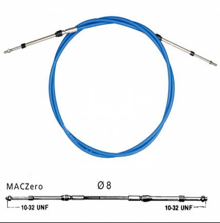 T-CABLE DE MANDO 33C MACH ZERO ULTRAFLEX